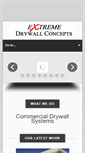 Mobile Screenshot of extremedrywallconcepts.com
